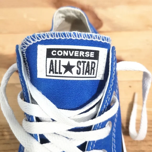 Converse All Star Chuck Taylor Blue Sneakers Low Top Canvas Shoes Women's Size 6 - Picture 10 of 12